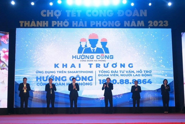 Hải Phòng: Triển khai app “Hướng Công” hỗ trợ công nhân lao động (24/2/2023